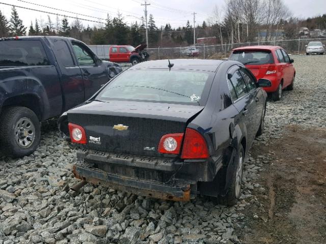 1G1ZB5E05AF190442 - 2010 CHEVROLET MALIBU LS შავი ფოტო 4