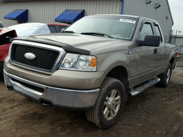 1FTPX14V46NB18750 - 2006 FORD F150 BEIGE photo 2