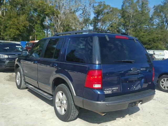 1FMZU63K95UB04106 - 2005 FORD EXPLORER X BLUE photo 3