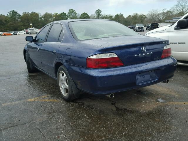 19UUA56623A076374 - 2003 ACURA 3.2TL BLUE photo 3