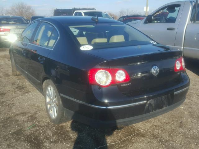 WVWCU93C06P119159 - 2006 VOLKSWAGEN PASSAT 3.6 BLACK photo 3