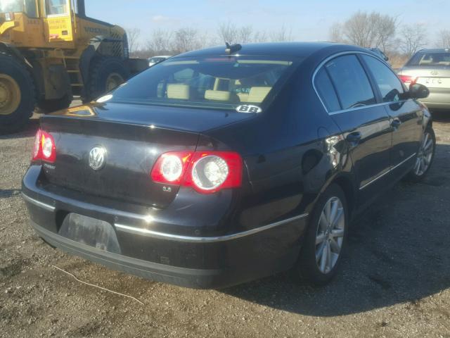 WVWCU93C06P119159 - 2006 VOLKSWAGEN PASSAT 3.6 BLACK photo 4