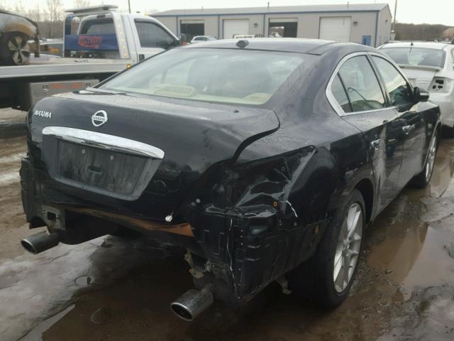 1N4AA5AP7BC862052 - 2011 NISSAN MAXIMA S BLACK photo 4