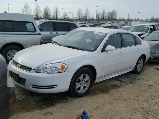 2G1WA5E35F1165734 - 2015 CHEVROLET IMPALA LIM WHITE photo 2