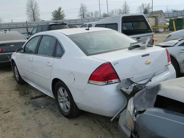 2G1WA5E35F1165734 - 2015 CHEVROLET IMPALA LIM WHITE photo 3