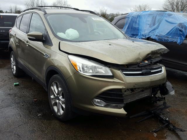 1FMCU0HX5DUD51886 - 2013 FORD ESCAPE SEL GREEN photo 1