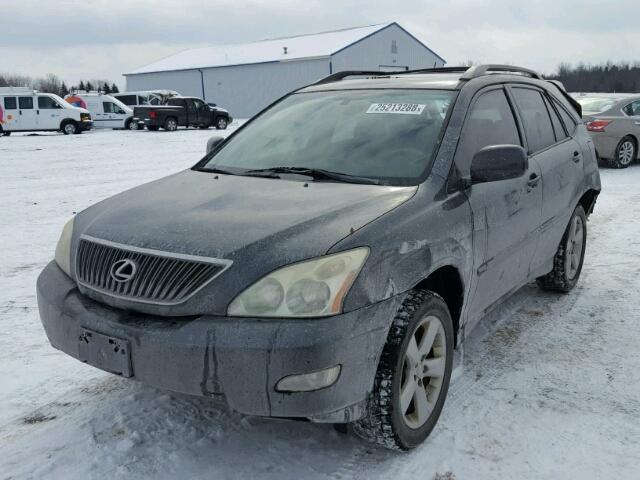 JTJGA31U240022258 - 2004 LEXUS RX 330 BLACK photo 2