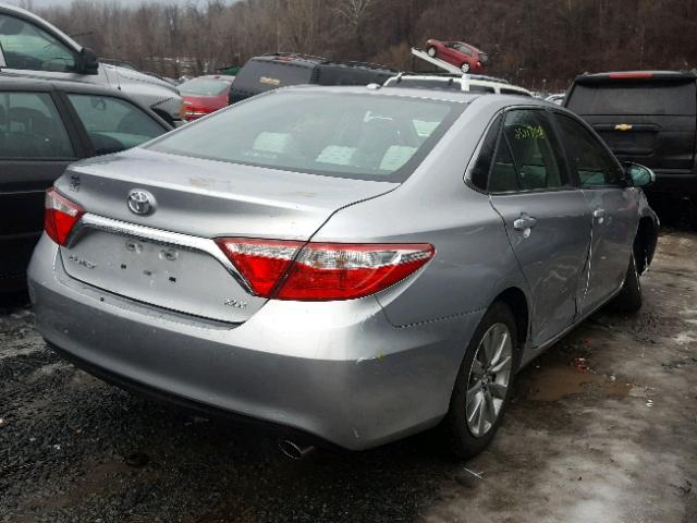 4T4BF1FK3FR485517 - 2015 TOYOTA CAMRY LE SILVER photo 4