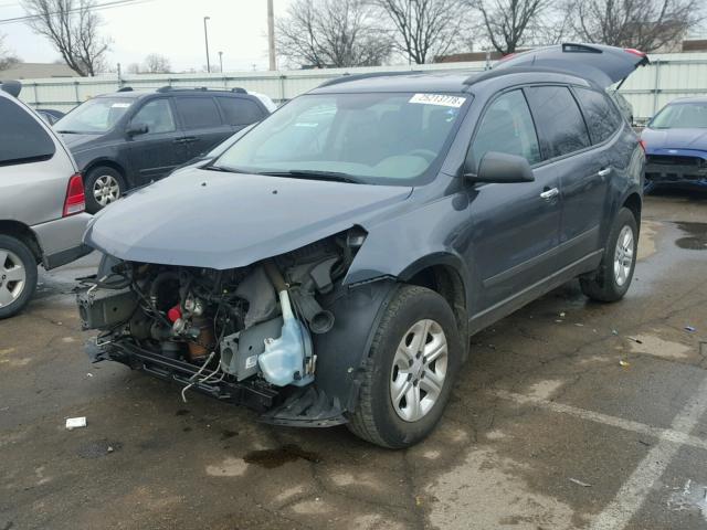 1GNKREED7BJ283752 - 2011 CHEVROLET TRAVERSE L GRAY photo 2