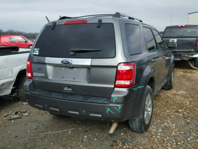 1FMCU0E70AKB21619 - 2010 FORD ESCAPE LIM GRAY photo 4