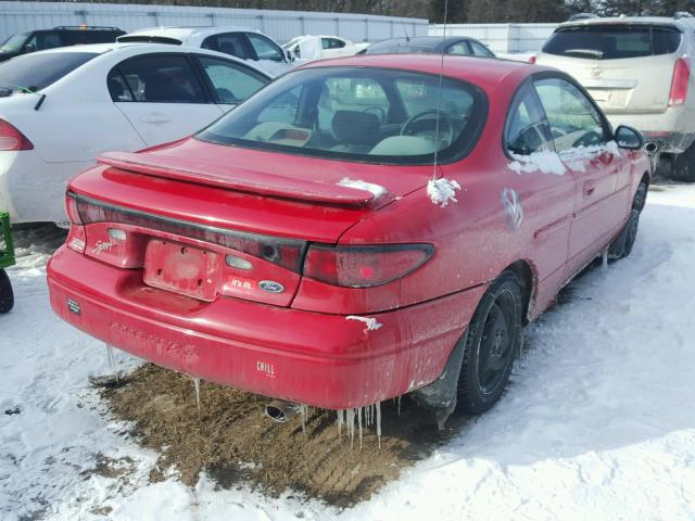 3FAKP1134WR239004 - 1998 FORD ESCORT ZX2 RED photo 4