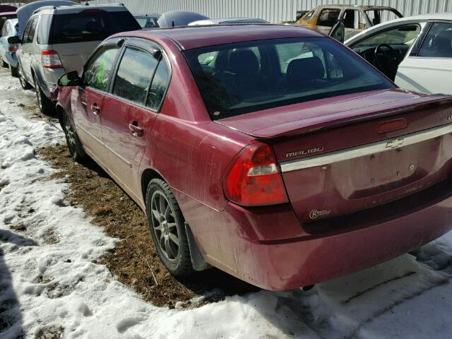 1G1ZU57N27F183881 - 2007 CHEVROLET MALIBU LTZ 红色 照片 3