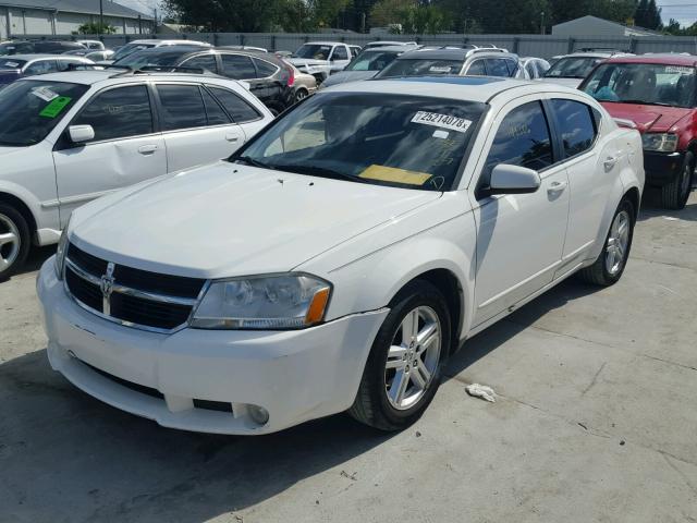 1B3CC5FB1AN226516 - 2010 DODGE AVENGER R/ WHITE photo 2