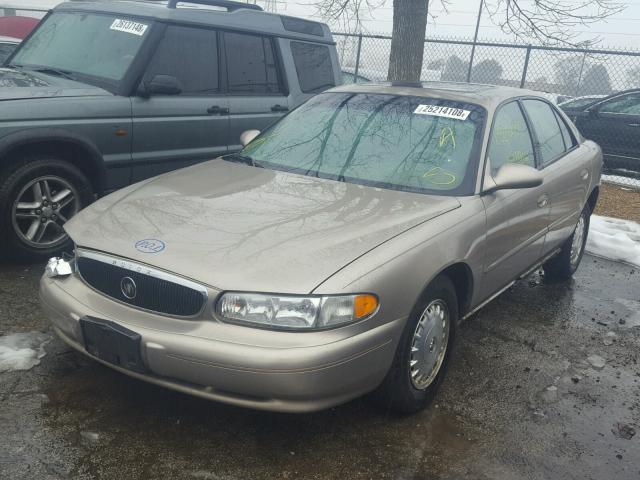 2G4WS55J831188757 - 2003 BUICK CENTURY CU BEIGE photo 2