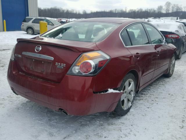 1N4BL21E58N426521 - 2008 NISSAN ALTIMA 3.5 MAROON photo 4