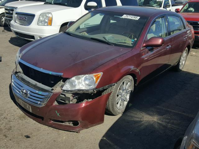 4T1BK36B58U304406 - 2008 TOYOTA AVALON XL MAROON photo 2