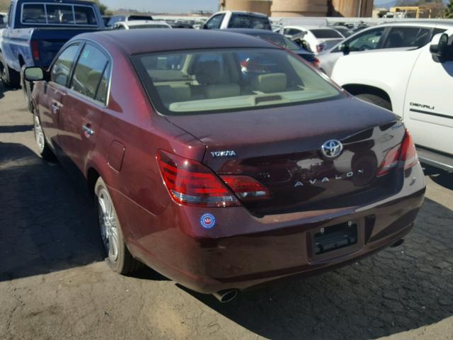 4T1BK36B58U304406 - 2008 TOYOTA AVALON XL MAROON photo 3