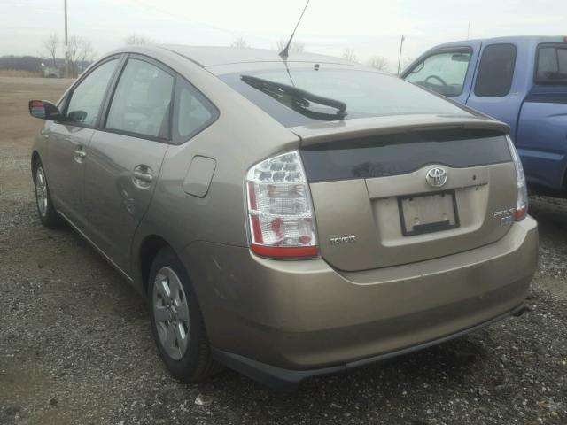 JTDKB20U863183009 - 2006 TOYOTA PRIUS BEIGE photo 3