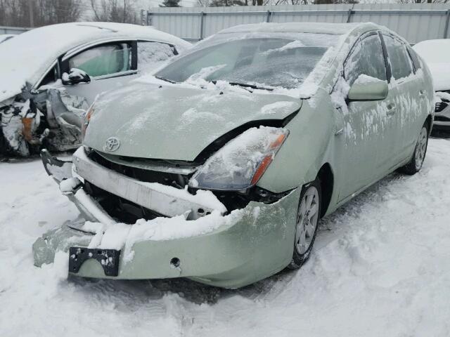 JTDKB20U783338443 - 2008 TOYOTA PRIUS GREEN photo 2