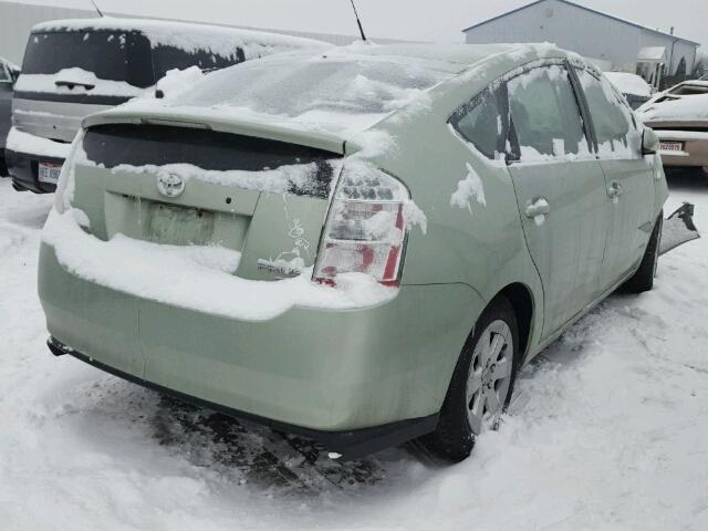 JTDKB20U783338443 - 2008 TOYOTA PRIUS GREEN photo 4