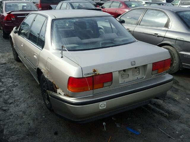 JHMCB7657NC821068 - 1992 HONDA ACCORD LX BEIGE photo 3