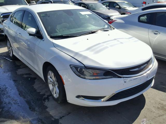 1C3CCCAB0FN696865 - 2015 CHRYSLER 200 LIMITE WHITE photo 1