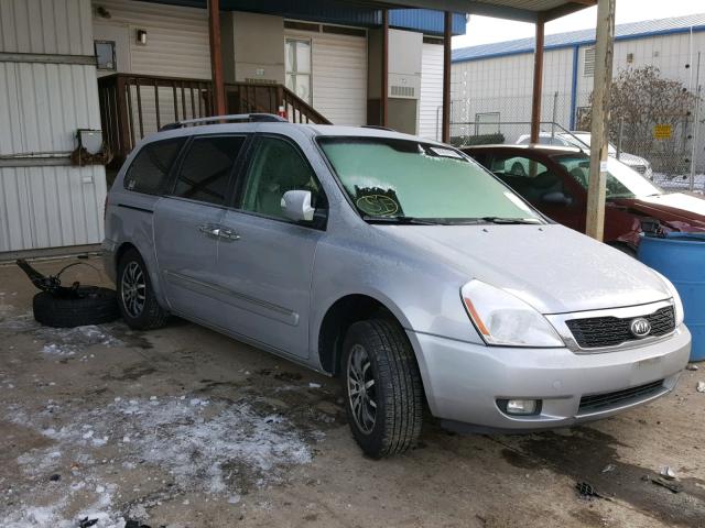 KNDMH4C79B6400651 - 2011 KIA SEDONA EX SILVER photo 1