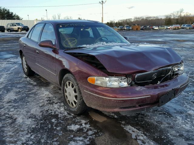 2G4WS52J1Y1290266 - 2000 BUICK CENTURY CU BURGUNDY photo 1