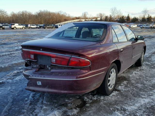 2G4WS52J1Y1290266 - 2000 BUICK CENTURY CU BURGUNDY photo 4