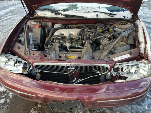 2G4WS52J1Y1290266 - 2000 BUICK CENTURY CU BURGUNDY photo 7