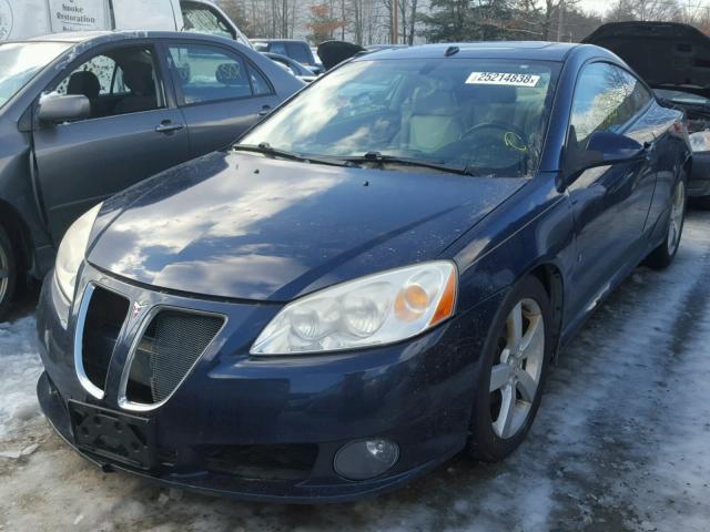 1G2ZH17N484201125 - 2008 PONTIAC G6 GT BLUE photo 2