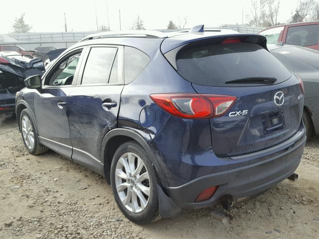 JM3KE2DE1D0152135 - 2013 MAZDA CX-5 GT BLUE photo 3