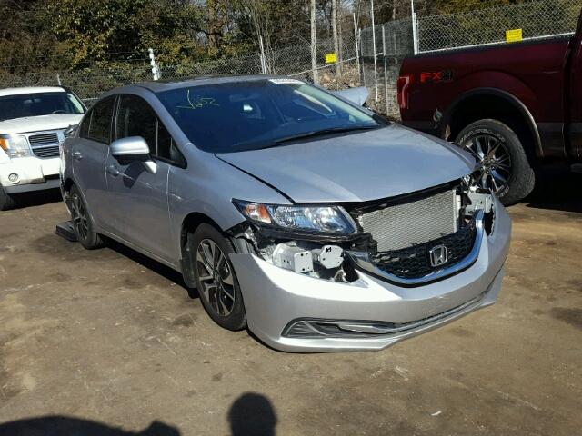 19XFB2F80FE058333 - 2015 HONDA CIVIC EX ვერცხლისფერი ფოტო 1