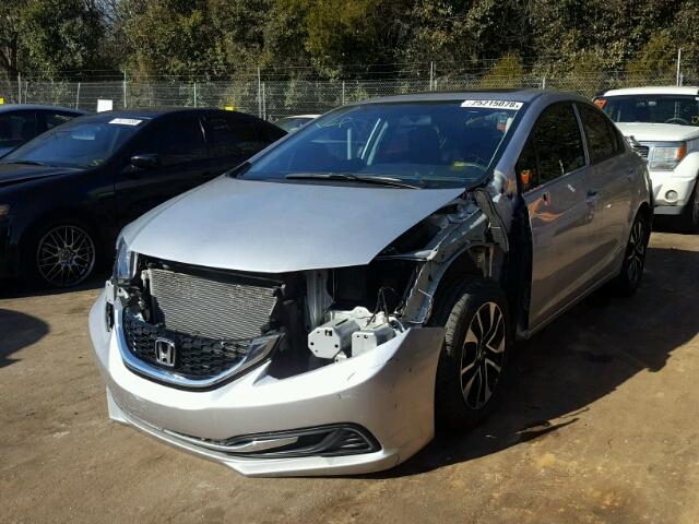 19XFB2F80FE058333 - 2015 HONDA CIVIC EX ვერცხლისფერი ფოტო 2