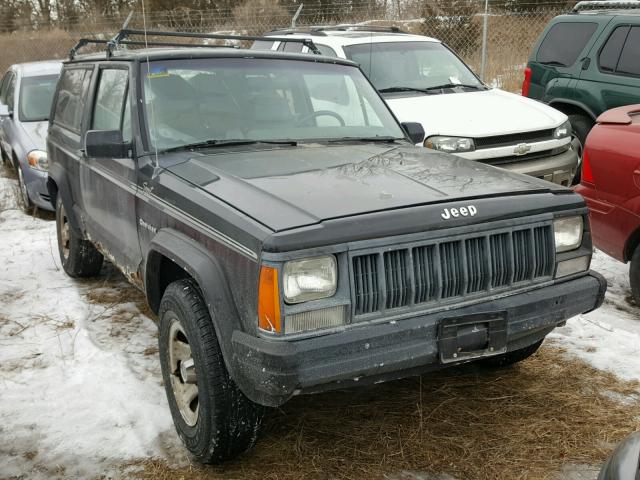 1J4FJ87S0NL229842 - 1992 JEEP CHEROKEE S BLACK photo 1