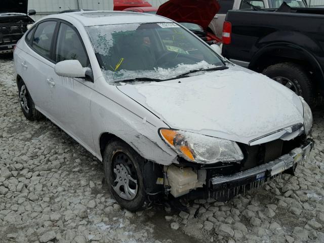 KMHDU4AD0AU110051 - 2010 HYUNDAI ELANTRA BL WHITE photo 1