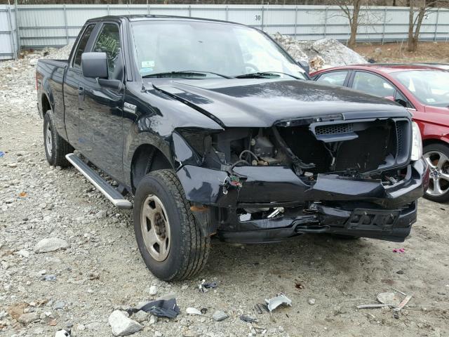 1FTRX14W75FA89108 - 2005 FORD F150 Սև լուսանկար 1