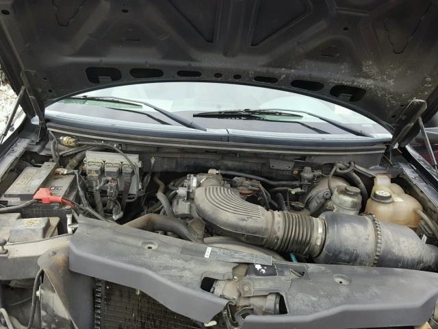 1FTRX14W75FA89108 - 2005 FORD F150 Սև լուսանկար 7