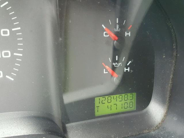 1FTRX14W75FA89108 - 2005 FORD F150 Սև լուսանկար 8