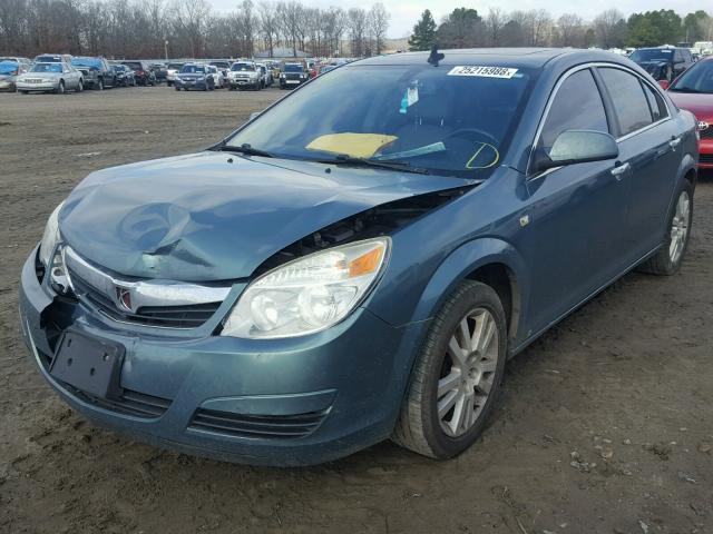 1G8ZV57B89F238129 - 2009 SATURN AURA XR GREEN photo 2