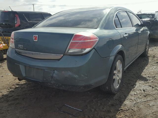 1G8ZV57B89F238129 - 2009 SATURN AURA XR GREEN photo 4