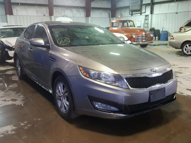 5XXGN4A78DG177435 - 2013 KIA OPTIMA EX GRAY photo 1