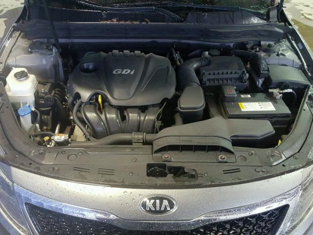 5XXGN4A78DG177435 - 2013 KIA OPTIMA EX GRAY photo 7