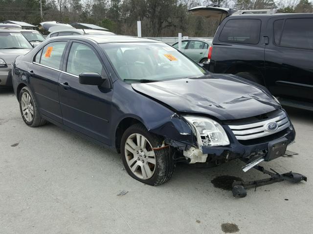 3FAHP08118R118295 - 2008 FORD FUSION SEL BLUE photo 1