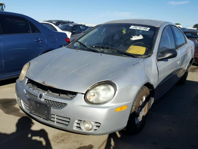 1B3ES56C64D621063 - 2004 DODGE NEON SXT SILVER photo 2