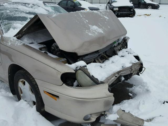 1G1NE52J7Y6326132 - 2000 CHEVROLET MALIBU LS ნაცრისფერი ფოტო 10