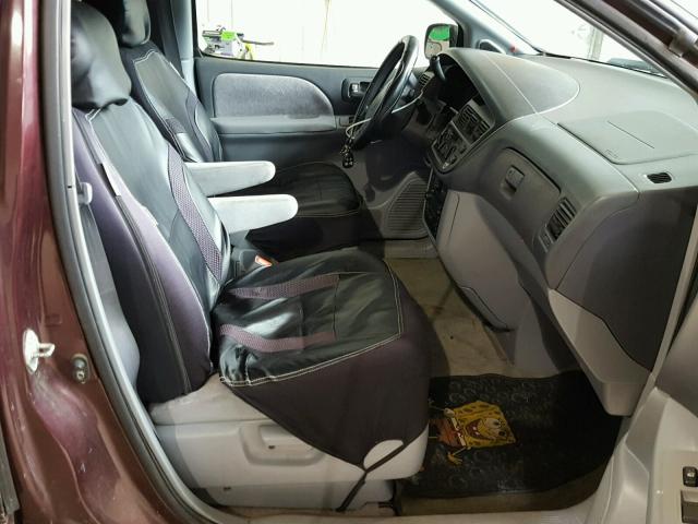 4T3ZF13C6YU247466 - 2000 TOYOTA SIENNA LE BURGUNDY photo 5