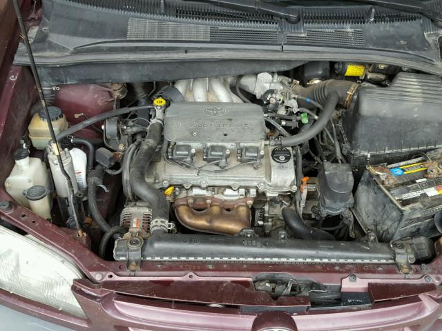 4T3ZF13C6YU247466 - 2000 TOYOTA SIENNA LE BURGUNDY photo 7