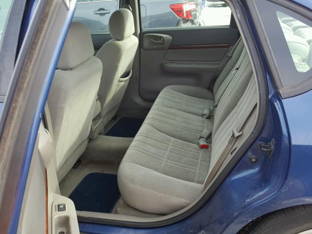 2G1WF52E739177520 - 2003 CHEVROLET IMPALA BLUE photo 6