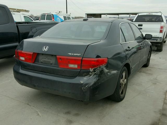 1HGCM56875A109201 - 2005 HONDA ACCORD EX BLACK photo 4